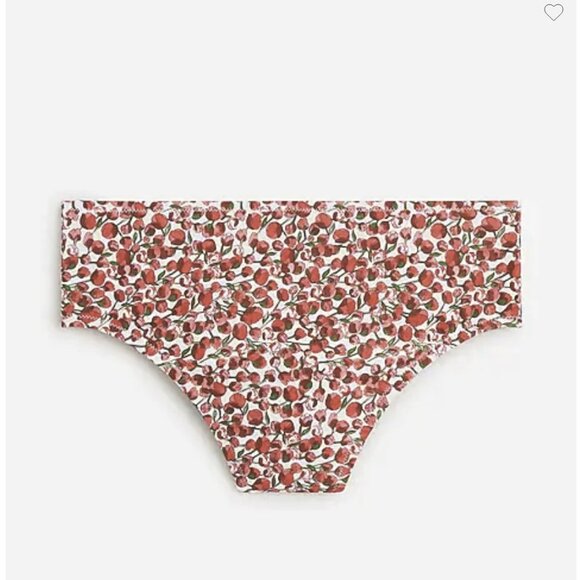 J. Crew Eliza's Red Fabric Floral Bikini Set NWT - Picture 4 of 10
